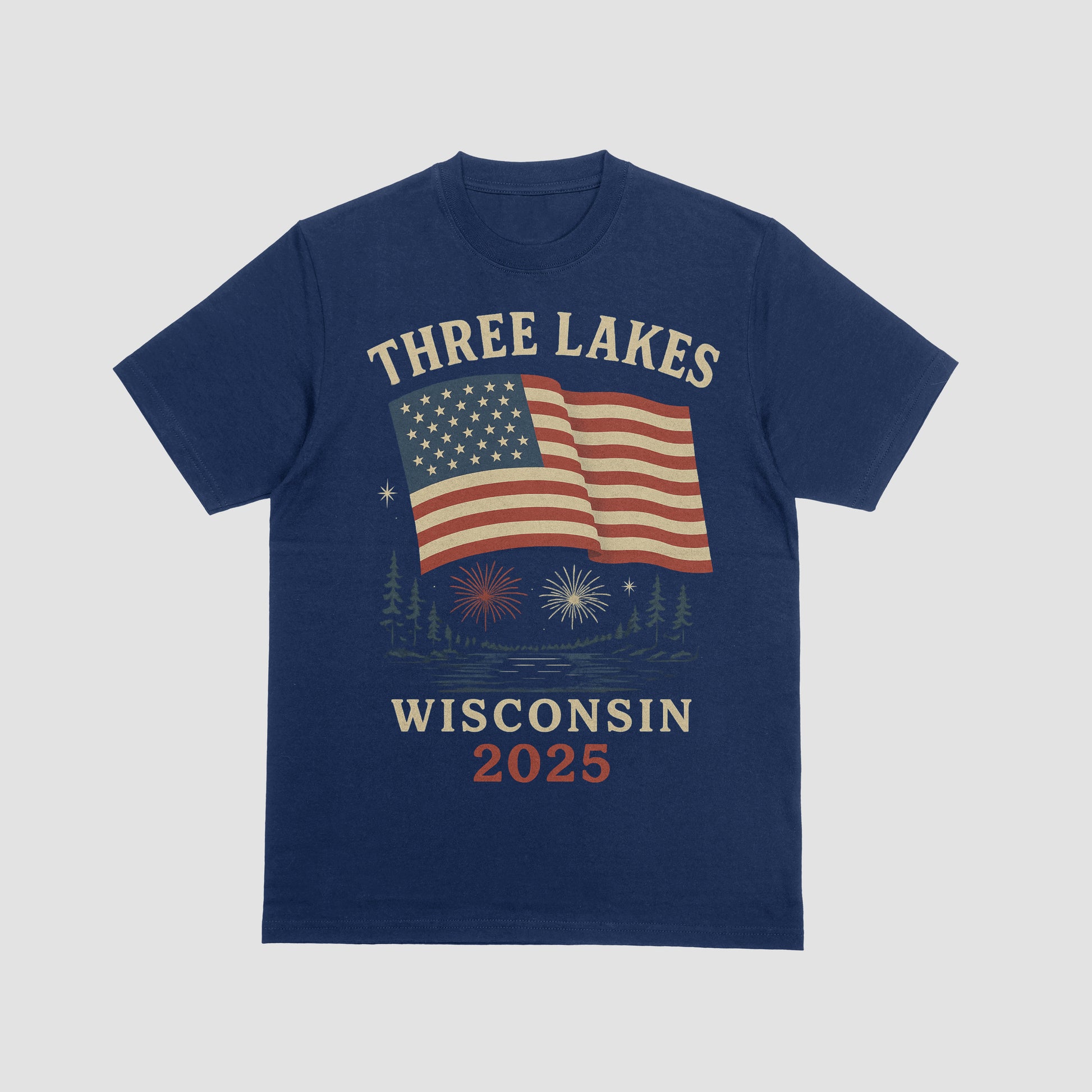 Three Lakes Wisconsin 2025 Tshirt (Pickup Only)